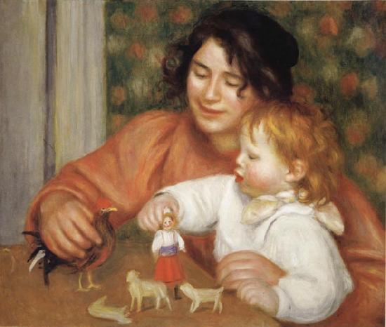 Pierre Renoir Child with Toys(Gabrielle and Jean) oil painting image